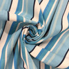 Striped Canvas Fabric in Shades of Blue and White | Slipcovers / Upholstery | 100 % Cotton | 54" Wide | By the Yard | Gypsy Stripe in Navy