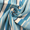 Striped Canvas Fabric in Shades of Blue and White | Slipcovers / Upholstery | 100 % Cotton | 54" Wide | By the Yard | Gypsy Stripe in Navy