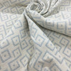 Geometric Design Fabric in Powder Blue and Off White  | Upholstery | Heavyweight | 54" Wide | By the Yard | Leego in Miox