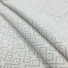Geometric Design Fabric in Powder Blue and Off White  | Upholstery | Heavyweight | 54" Wide | By the Yard | Leego in Miox