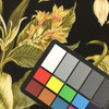 Tropical Waverly in Black / Green | OUTDOOR Home Decor Fabric | Upholstery | 54" Wide | By the Yard | Waverly "Wailea Coast" Ebony