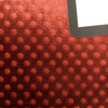 Brick Red Dots Embossed Velvet Fabric | Upholstery | Heavy Weight | 54" Wide | By the Yard | Imprint in Ruby