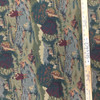 Fly Fishing Tapestry Fabric | Green / Red / Brown / Blue | Medium Weight Upholstery | 54" Wide | By the Yard | Hancock in Forest