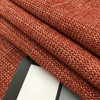 Red and Off White Woven Chenille Fabric | Upholstery / Slipcovers | Medium Weight | 54" Wide | By the Yard