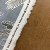 Contemporary Palm Tree Fabric | Grey / Brown / Yellow | Home Decor / Drapery | Linen Like | 54" Wide | By the Yard | Marshall in Chrome