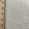 Homespun Check Plaid in Beige and White | Upholstery / Slipcovers Fabric | Medium Weight | 54" Wide | By the Yard | "Linley" Flax