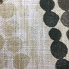 Geometric Dot Fabric in Olive / Taupe / Off White | Home Decor / Drapery | Linen Like | 54" Wide | By the Yard | Monet in Aqua