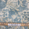 Batik Floral Fabric in Spa Blue and Off White | Home Decor / Drapery | 54" Wide | By the Yard | Kaufman Technique in Ceramic Blue