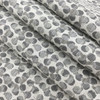Dappled Dots Jacquard Fabric | Grey / Off White | Heavyweight Upholstery | 54" Wide | By the Yard