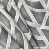 Deco Design Home Decor Fabric | Grey / Off White | Upholstery / Drapery | 54" Wide | By the Yard | Kaufmann "Gotham"