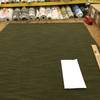 Solid Dark Olive Green | Upholstery Fabric / Slipcover | Medium to Heavy Weight | 54" Wide | By the Yard | Finn in Fern