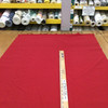 Cherry Red Ribbed Polyester Fabric | Upholstery | Heavy Weight | 54" Wide | By the Yard | Ultra Durable