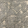 Chenille Fabric | Distressed Chevron in Grey and Bronze | Heavyweight Upholstery | 54" Wide | By the Yard | Limerick in Stucco