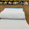 Solid White with Striped Textured Fabric Front / Solid White Back | Automotive Headliner | Foam-Backed | 1/2" Thick | 60" Wide | Bag Stabilizer / Sew Foam | By the Yard