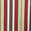Rustic Stripes in Red / Gold / Green | OUTDOOR Home Decor Fabric | Upholstery / Cushions | Waterproof | 54" Wide | By the Yard