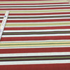 Rustic Stripes in Red / Gold / Green | OUTDOOR Home Decor Fabric | Upholstery / Cushions | Waterproof | 54" Wide | By the Yard