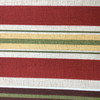 Rustic Stripes in Red / Gold / Green | OUTDOOR Home Decor Fabric | Upholstery / Cushions | Waterproof | 54" Wide | By the Yard