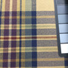 Vintage Plaid Fabric in Tan / Blue / Purple | Upholstery / Slipcovers | Medium Weight | 54" Wide | By the Yard