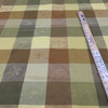Checked Plaid Fabric with Bug Brocade Design | Yellow / Bronze  | Upholstery / Slipcovers | Medium Weight | 54" Wide | By the Yard