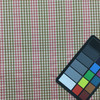 Checked Plaid Fabric in Pink / Off White / Green | Upholstery / Slipcovers | Medium Weight | 54" Wide | By the Yard