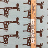 Giraffes in Brown and Blue | Home Decor Fabric | Baby / Juvenile Drapery | 54" Wide | By the Yard | Premier Prints