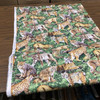 Bobcat | Brown | Green | American Wildlife | Quilting Fabric | 100% Cotton | 44 Wide | By The Yard