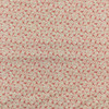 Mini Floral | Daisy | Cream and Red on Pink | Blender | Quilting Fabric | 100% Cotton | 44 Wide | By The Yard