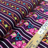 Floral Stripes in Purple / Orange / Pink / Green / Blue | Quilting Fabric | 44" Wide | 100% Cotton | By The Yard | Robert Kaufman "Genevieve"