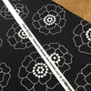 Floral in Black and White | Quilting Fabric | 44" Wide | 100% Cotton | By The Yard | Contempo Studio "Palm Springs"