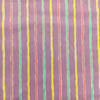Pastel Stripe on Lavender Home Decor Fabric | Polished Apple Basics | Poly Cotton Blend | 44 inch Wide | By The Yard