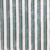 Distressed Striped Printed Fabric in Spruce Green / Brown / Off White | Upholstery / Curtains | 54" Wide | By the Yard