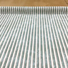 Distressed Striped Printed Fabric in Spruce Green / Brown / Off White | Upholstery / Curtains | 54" Wide | By the Yard
