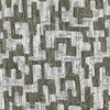 Jaquard Maze Fabric in Taupe and Off White | Upholstery | Heavyweight | 54" Wide | By the Yard