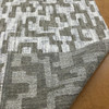 Jaquard Maze Fabric in Taupe and Off White | Upholstery | Heavyweight | 54" Wide | By the Yard