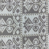 Tribal Floral Jacquard Fabric in Taupe / Off White / Gold | Upholstery | Heavyweight | 54" Wide | By the Yard | Hatteras in Taupe