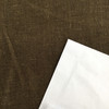 Solid Dark Brown Linen Like Fabric | Upholstery / Drapery | Medium weight | 54" Wide | By the Yard | Lincolnlin in Cocoa