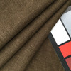 Solid Dark Brown Linen Like Fabric | Upholstery / Drapery | Medium weight | 54" Wide | By the Yard | Lincolnlin in Cocoa