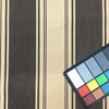 Chocolate Brown and Tan Striped Fabric | Outdoor Awning / Upholstery Fabric | Sunbrella-like | 46" Wide | By the Yard