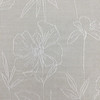 Botanical Floral Embroidered Fabric in Beige and Off White | Drapery / Slipcovers / Upholstery | 54" Wide | By the Yard
