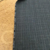 Charcoal Grey Windowpane Check Stretch Suiting Fabric / Polyester Blend / Clothing and Apparel / 60 inch wide / sold by the yard