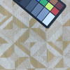 Geometric Chenille Fabric in Beige and Tan | Heavyweight | Upholstery | 54" Wide | By the Yard