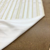 Elegant Striped Fabric in Off White / Gold / Tan | Drapery / Slipcovers / Upholstery | 54" Wide | By the Yard