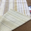 Chenille Striped Fabric in Tan / Beige / Off White | Upholstery | 54" Wide | By the Yard