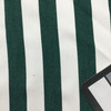 Striped Fabric in Forest Green and White | Drapery / Slipcovers / Upholstery | 54" Wide | By the Yard