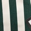 Striped Fabric in Forest Green and White | Drapery / Slipcovers / Upholstery | 54" Wide | By the Yard