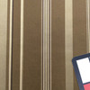 7.875 Yard Piece of Vertical Striped Fabric in Shades of Brown | Upholstery / Drapery | 54" Wide | By the Yard