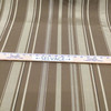 7.875 Yard Piece of Vertical Striped Fabric in Shades of Brown | Upholstery / Drapery | 54" Wide | By the Yard
