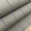 4 Yard Piece of 4961-0000 | Putty Regimental Striped  Sunbrella | 46 Inch | Marine And Awning