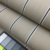 4 Yard Piece of 4961-0000 | Putty Regimental Striped  Sunbrella | 46 Inch | Marine And Awning