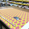 Floral Fabric in Chartreuse / Fuschia Pink / Lavender | Linen Like | Upholstery / Drapery | 54" Wide | By the Yard | Lacefield "Agra" Chartreuse
